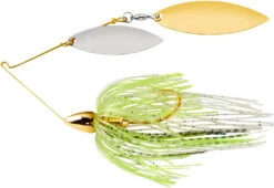 War Eagle Double Willow Gold Frame Spinnerbait 25 War Eagle Double Willow Gold Frame Spinnerbait -Fishing Promotion Store WE12GW09