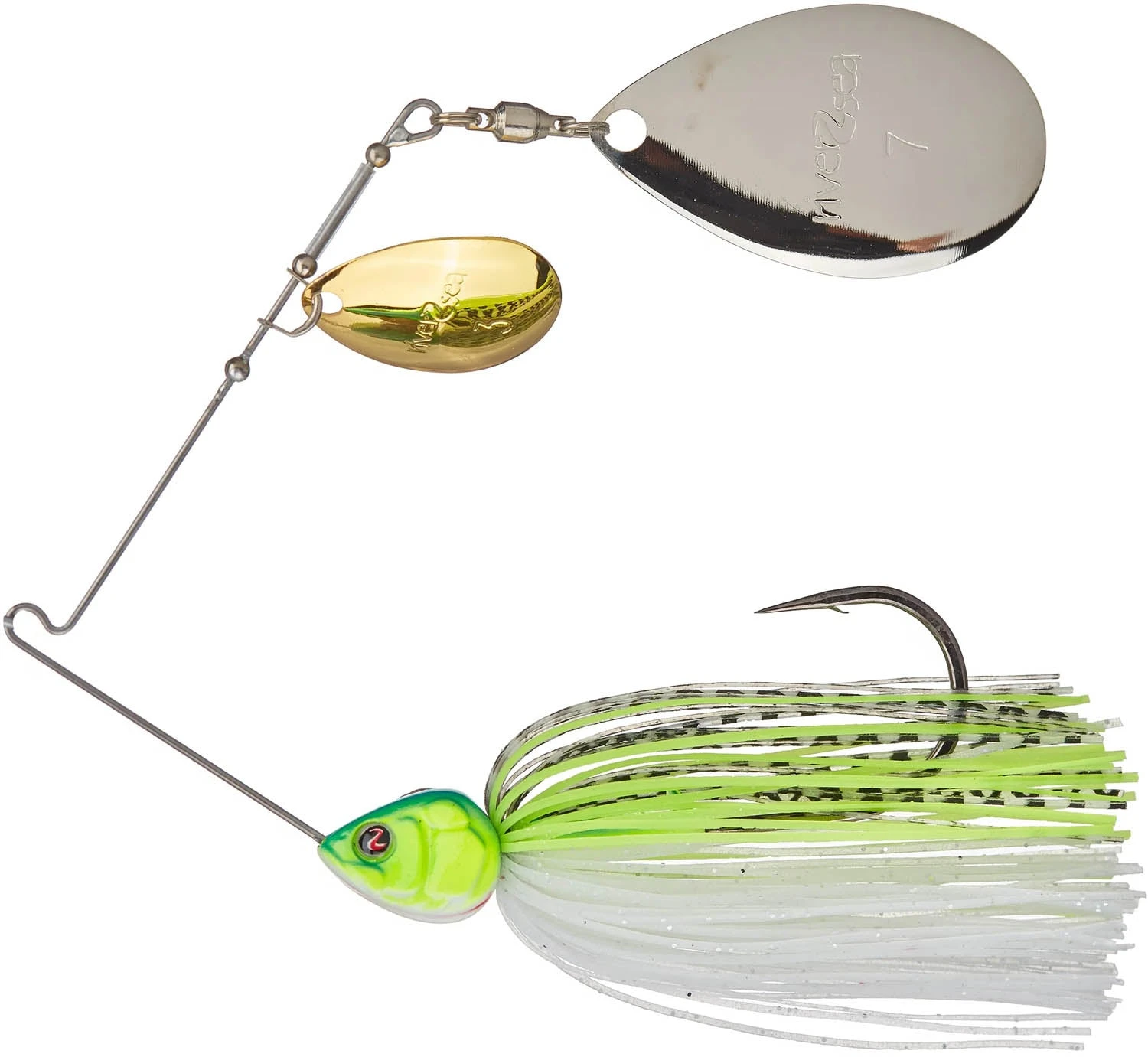 River2Sea Ish Monroe Bling Colorado Indiana Spinnerbait 1/2 Oz. 6 River2Sea Ish Monroe Bling Colorado Indiana Spinnerbait 1/2 Oz. - Image 4
