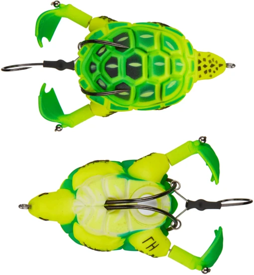 Lunkerhunt Prop Turtle 3 1/2 Inch Hollow Topwater Prop Lure