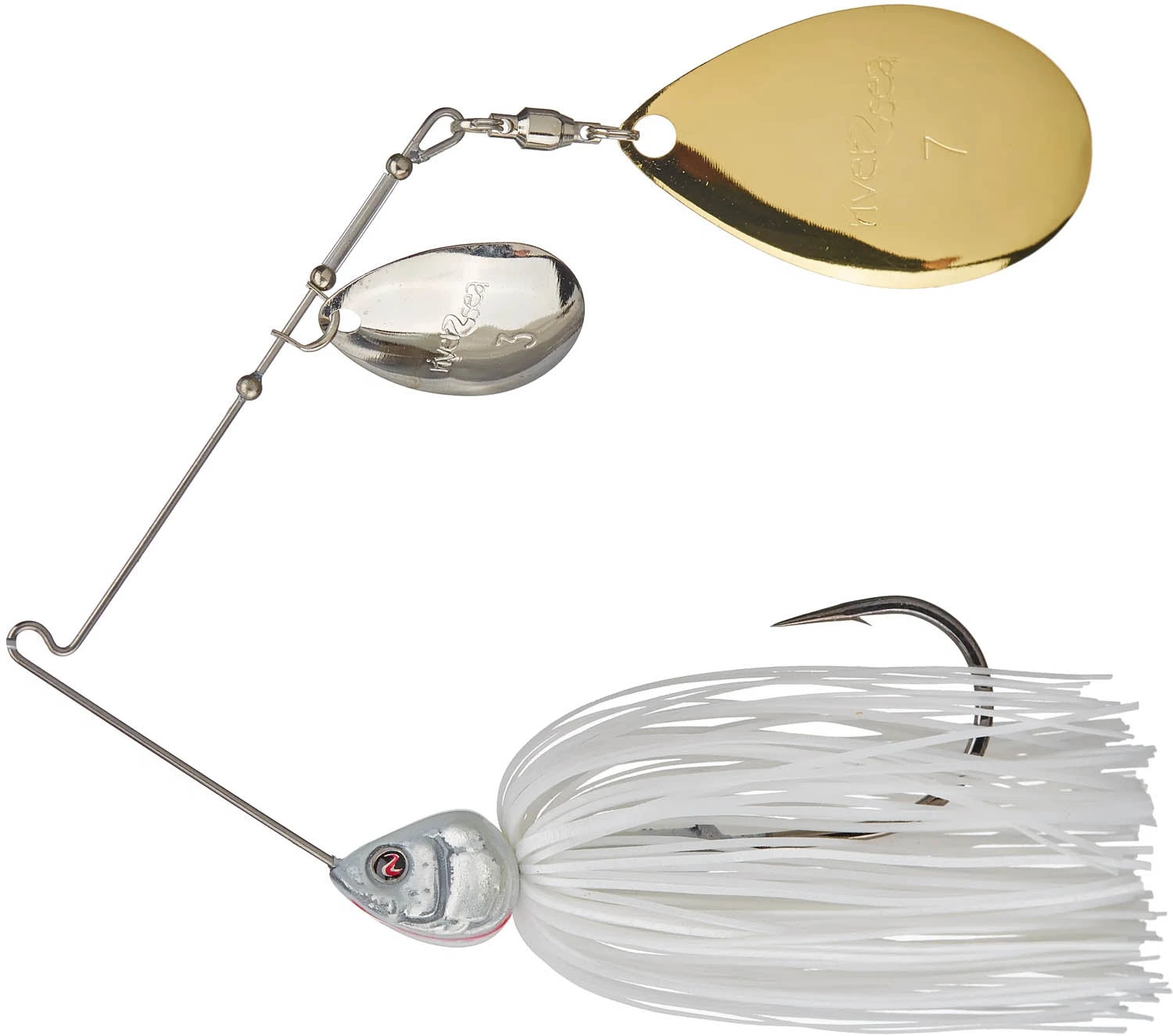 River2Sea Ish Monroe Bling Colorado Indiana Spinnerbait 1/2 Oz. 3 River2Sea Ish Monroe Bling Colorado Indiana Spinnerbait 1/2 Oz.