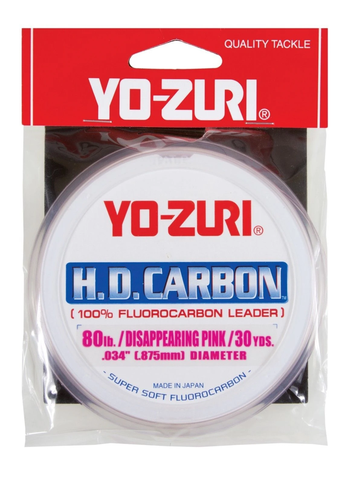 Yo-Zuri HD Carbon Disappearing Pink 30 Yards Fluorocarbon Leader 3 Yo-Zuri HD Carbon Disappearing Pink 30 Yards Fluorocarbon Leader