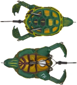 Lunkerhunt Prop Turtle 3 1/2 Inch Hollow Topwater Prop Lure 7 Lunkerhunt Prop Turtle 3 1/2 Inch Hollow Topwater Prop Lure -Fishing Promotion Store swamp merge